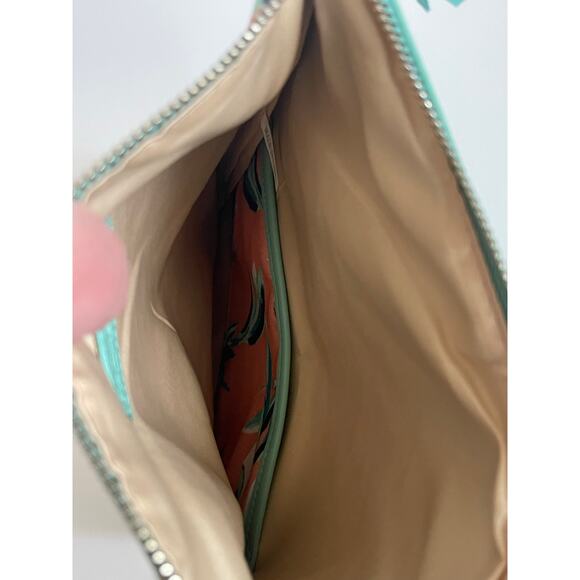 Rachel Pally Paradise Reversible Foldable Clutch Purse 2 In 1 - Picture 7 of 10